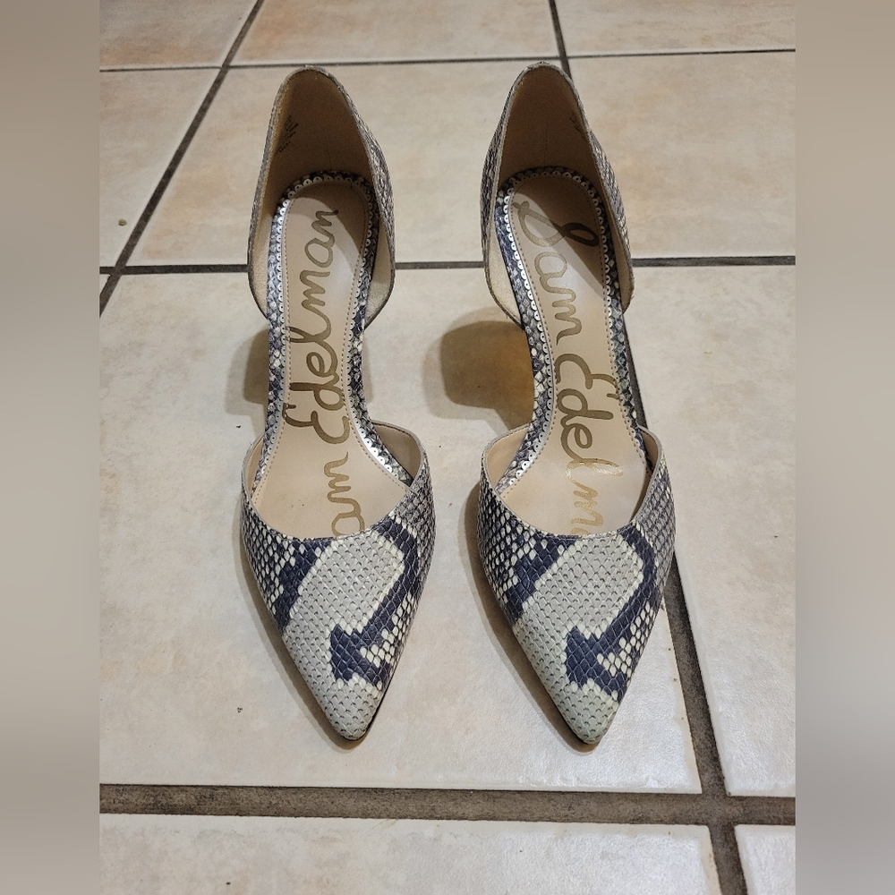 Sam Edelman Telsa Snakeskin Heels